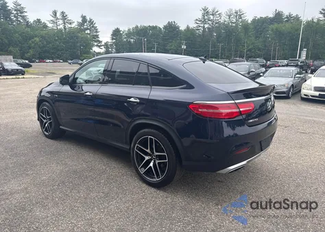 2017 Mercedes-Benz Gle Coupe 43 Amg из США, поврежденный, VIN 4JGED6EB7HA065047